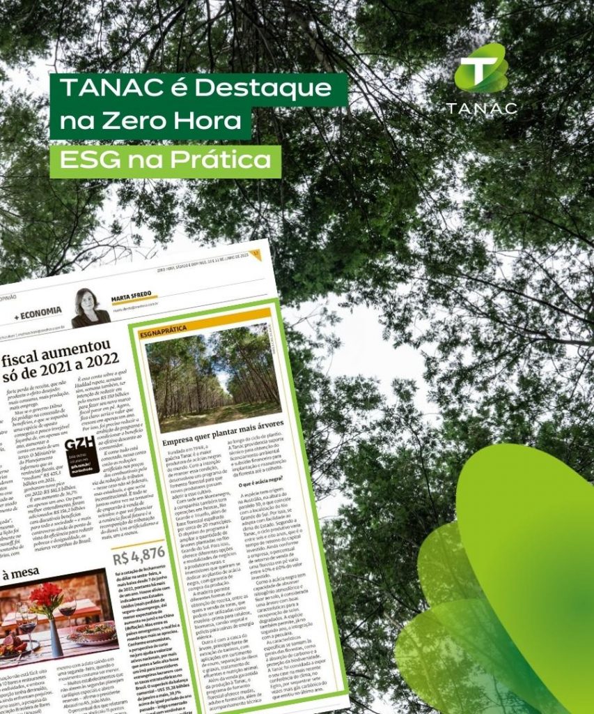 Tanac lança programa de Fomento Florestal
